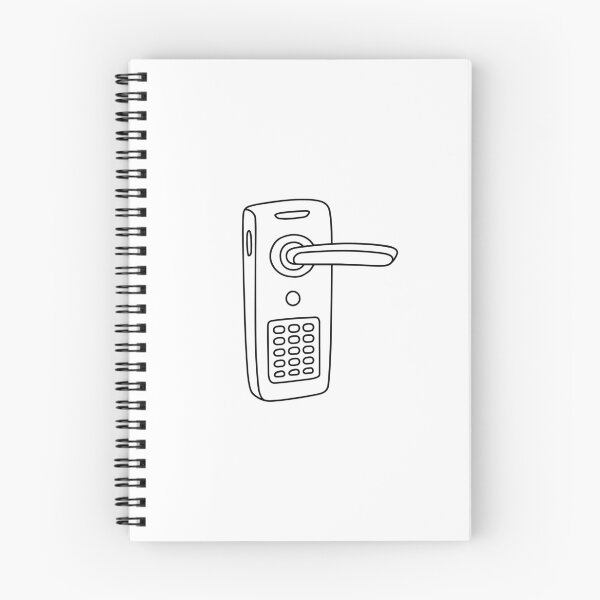 Item preview, smart door handle with pin number button designed and sold by rasagamastore.