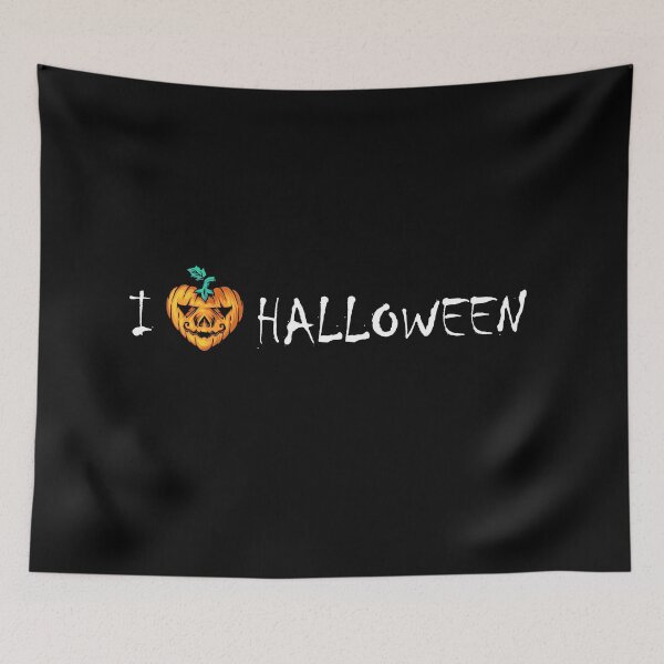 Item preview, I love Halloween - Spooky Halloween pumpkin designed and sold by messy-nessie.