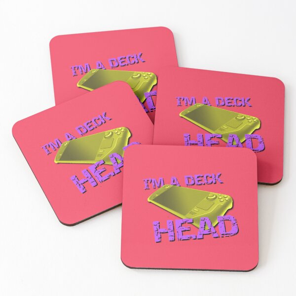 Item preview, I'm A Deck Head - Handheld Game Console - Purple Yellow designed and sold by RetroGDesigns.