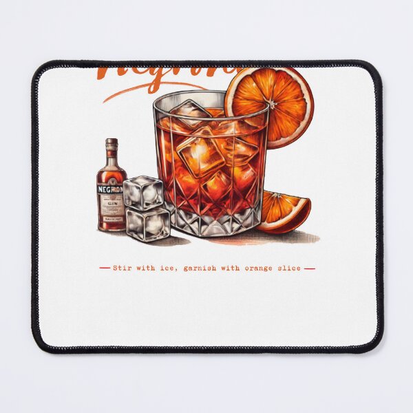 Item preview, Vintage T-Shirt with Negroni Recipe | T-Shirt for Classic Drink Lovers designed and sold by Genius Wear.