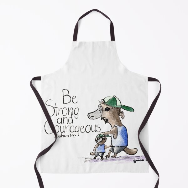 Item preview, Platypus Power Be Strong and Courageous Fatherly Advice Dad's Words of Wisdom designed and sold by Jaana Day.