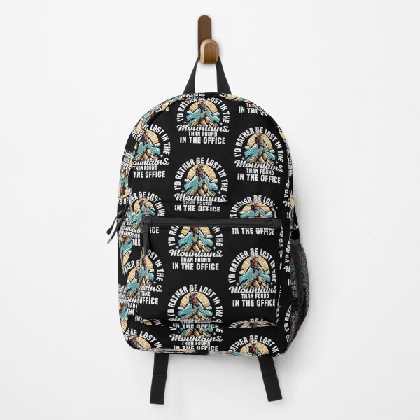 Item preview, I'D RATHER BE LOST IN THE MOUNTAINS THAN FOUND IN THE OFFICE designed and sold by KEF Custom.