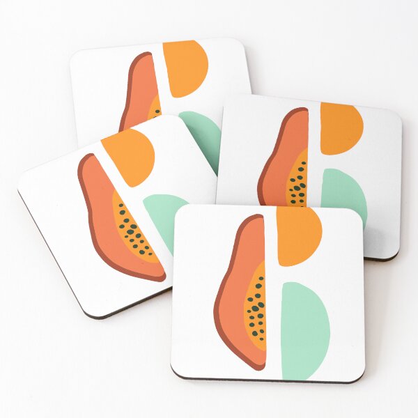 Item preview, Mango Fruit Slice Modern Abstract Graphic Art Designs designed and sold by DEC02.