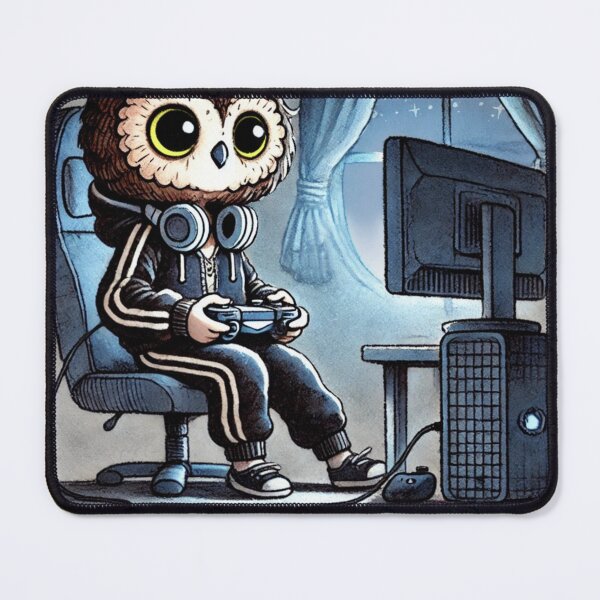 Item preview, Night owl-Illustration designed and sold by II0FU5.