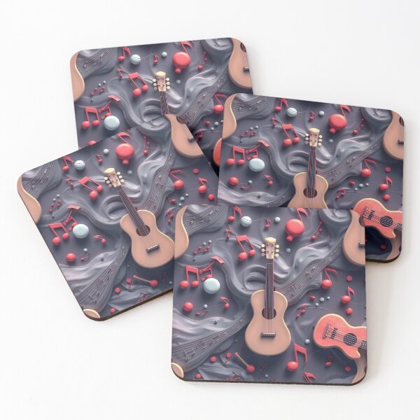 Aperçu de l'œuvre Modèle musical n°25 créée et vendue par Kaleidoscope Print.