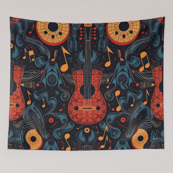 Item preview, Music pattern #26 designed and sold by Kaleidoscope Print.