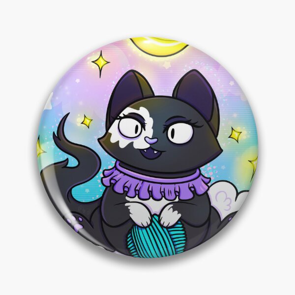 Item preview, Neon Spacecore Black Cat with Bright Stars  designed and sold by mcrow-creations.
