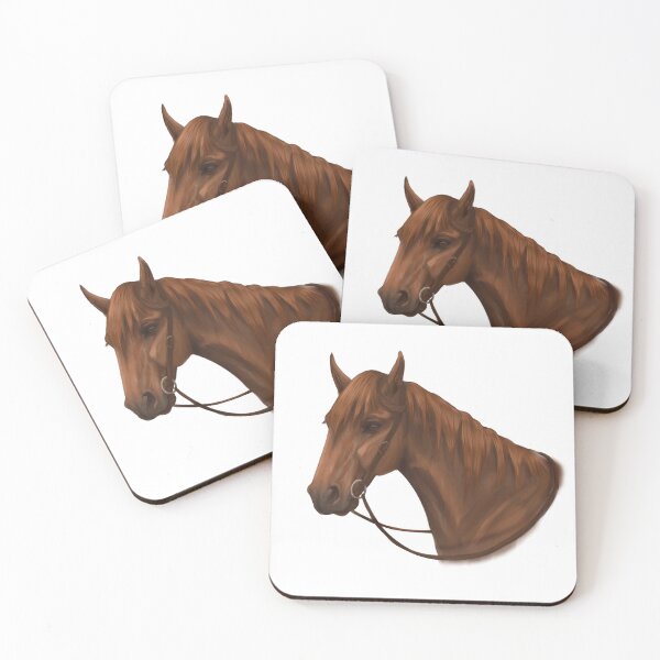 Item preview, Chestnut Horse in a Western Bridle designed and sold by Modsecai.