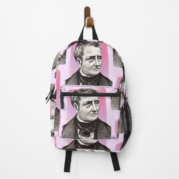 Item preview, English Writer Thomas De Quincey - pink - illustration  designed and sold by Litstoy.