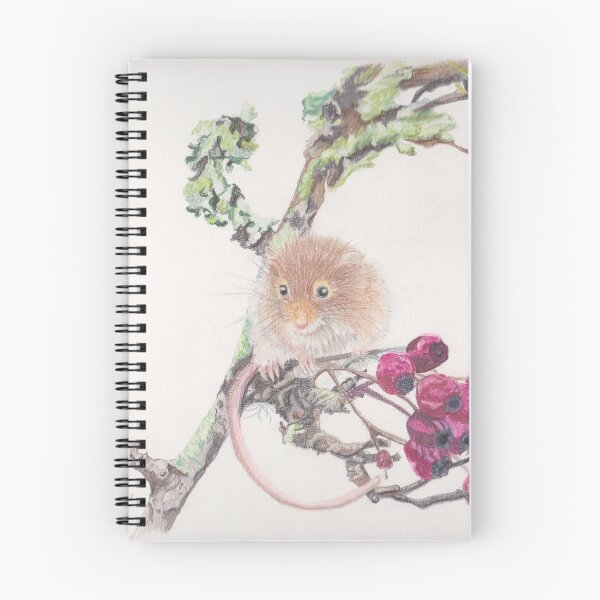 Item preview, Harvest mouse on branch designed and sold by Sandra Johnston.