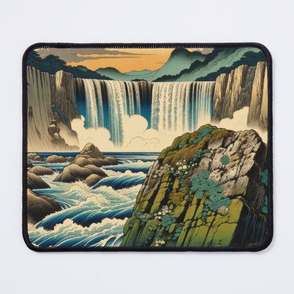 Item preview, Heading Towards Honoaken Falls - A Contemporary Ukiyo-e Nature Landscape designed and sold by Kijiermono.