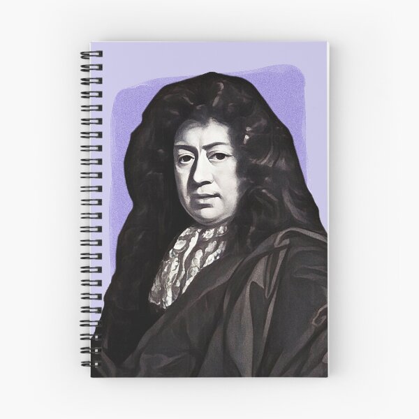 Item preview, English diarist Samuel Pepys - Purple - illustration  designed and sold by Litstoy.