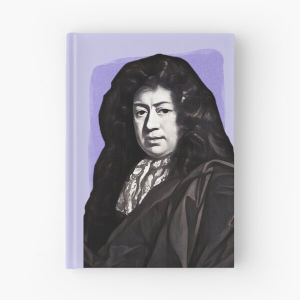 Item preview, English diarist Samuel Pepys - Purple - illustration  designed and sold by Litstoy.