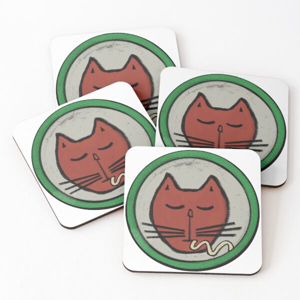 Item preview, Best lucky red cat noodle logo designed and sold by Nigh-designs.