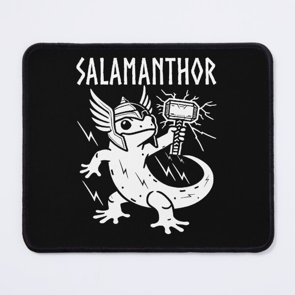 Item preview, salamanthor salamander funny viking vikings odin valhalla pun designed and sold by teeartforyou.