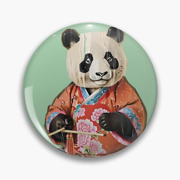 Item preview, Panda in national costume designed and sold by PTDIGITALART88.