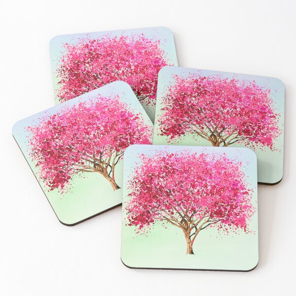 Item preview, Pink Blossom Tree designed and sold by Sally Oasis Paintings.