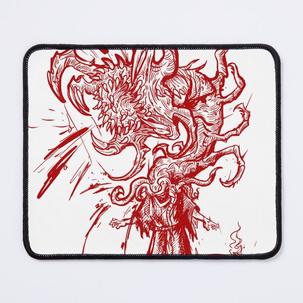 Item preview, The Plagues zombie red jaw designed and sold by UrielCalavera.
