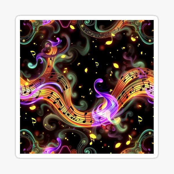 Item preview, Music pattern #35 designed and sold by Kaleidoscope Print.