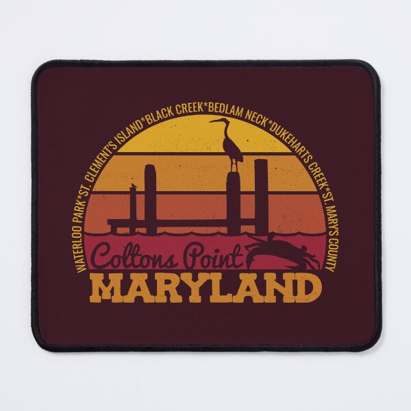 Item preview, Colton's Point Maryland Sunset Retro Local Pride Logo designed and sold by CRHPOD20.