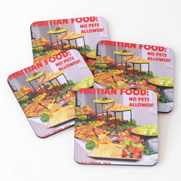 Item preview, Haitian Food-No Pets Allowed designed and sold by Radicomics.