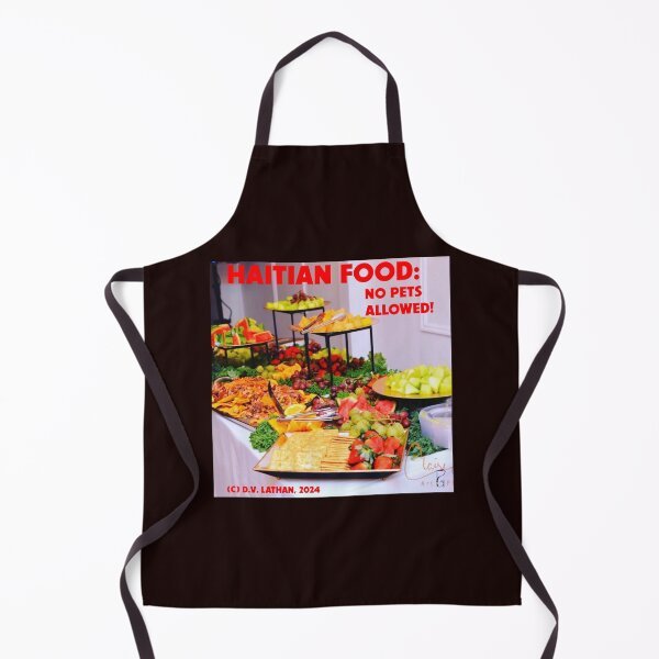 Item preview, Haitian Food-No Pets Allowed designed and sold by Radicomics.