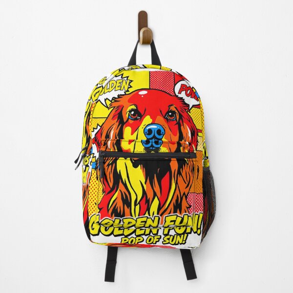 Item preview, Sun-Powered Pup Retro Golden Retriever Design designed and sold by Cute-Cuddles.