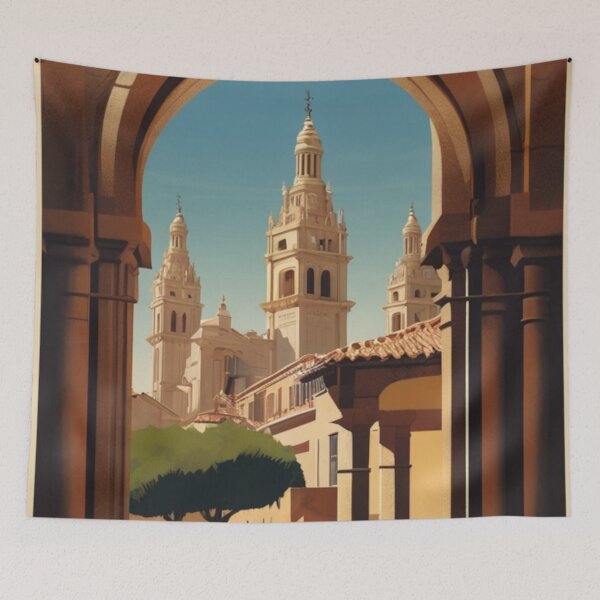 Artikelvorschau, 001 Vintages Spanien-Plakatdesign entworfen und verkauft von Alexis Art Collection.
