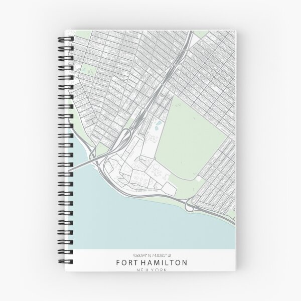 Item preview, Fort Hamilton Map designed and sold by SHAMPAIN-ART-CO.
