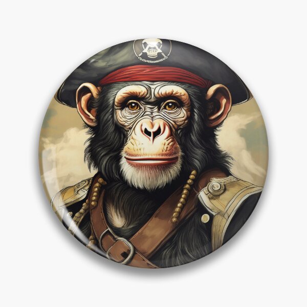 Item preview, The Chimpanzee Pirate  designed and sold by Boxing Kangaroo Retail Company.