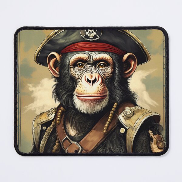 Item preview, The Chimpanzee Pirate  designed and sold by Boxing Kangaroo Retail Company.