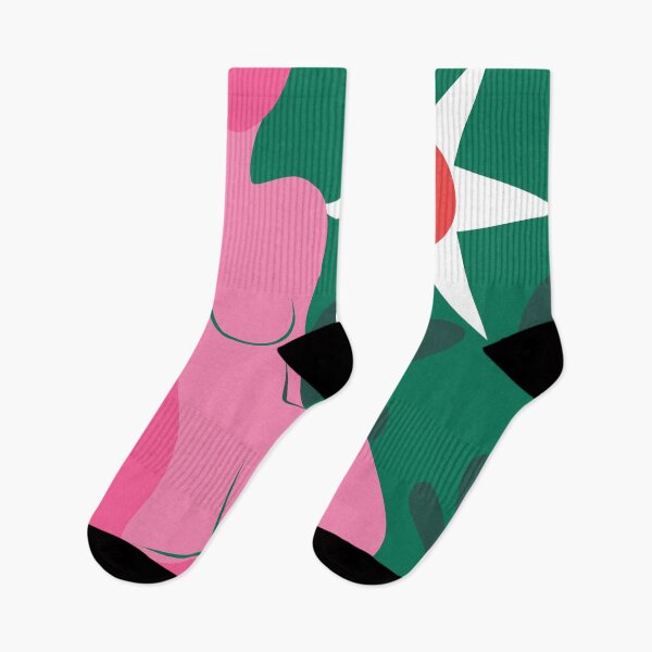 Item preview, Pink Reverie, Minimalist Abstract Women, Bold Colors Design, Green And Pink, Contemporary Wall Art, Simple Feminine Aesthetic, Modern Sun  designed and sold by Kintsugi99.