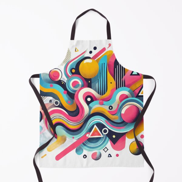 Item preview, Vibrant Waves of Abstraction: A Journey Through Colors and Shapes designed and sold by aunins7.