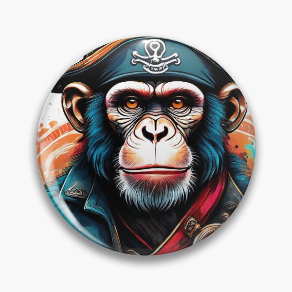 Item preview, Pirate Chimp  designed and sold by Boxing Kangaroo Retail Company.