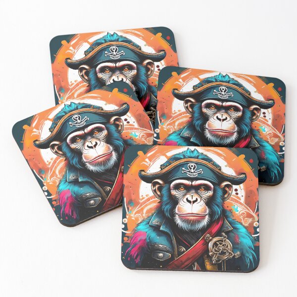 Item preview, Pirate Chimp  designed and sold by Boxing Kangaroo Retail Company.