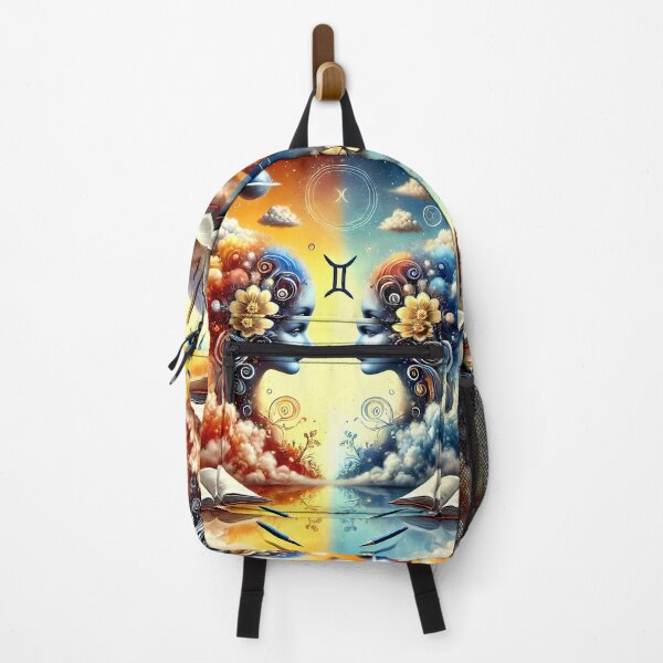 Item preview, Gemini Zodiac Duality Surreal Art designed and sold by ZetaDream.
