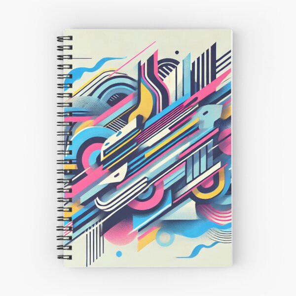 Item preview, Abstract Symphony: Lines, Curves, and Color Explosion designed and sold by aunins7.