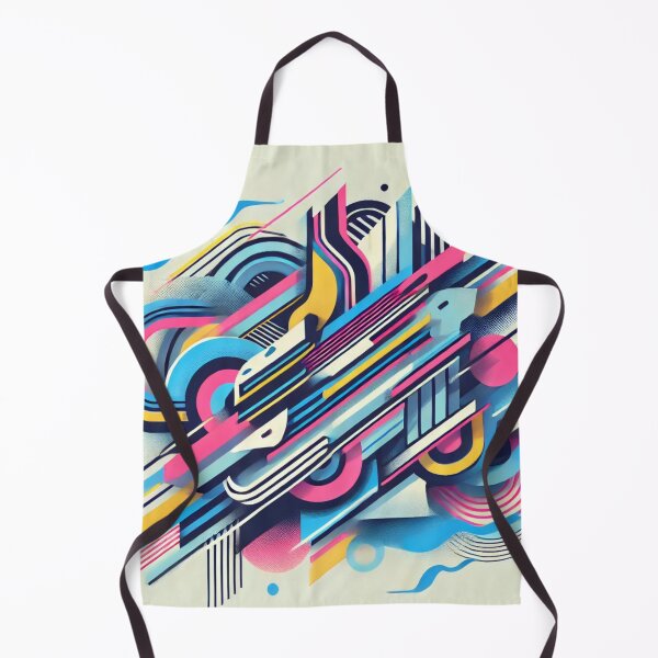 Item preview, Abstract Symphony: Lines, Curves, and Color Explosion designed and sold by aunins7.