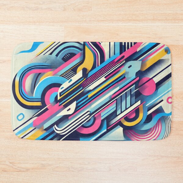 Item preview, Abstract Symphony: Lines, Curves, and Color Explosion designed and sold by aunins7.