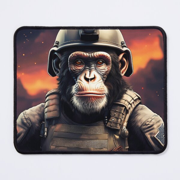Item preview, Sergeant Chimp designed and sold by Boxing Kangaroo Retail Company.