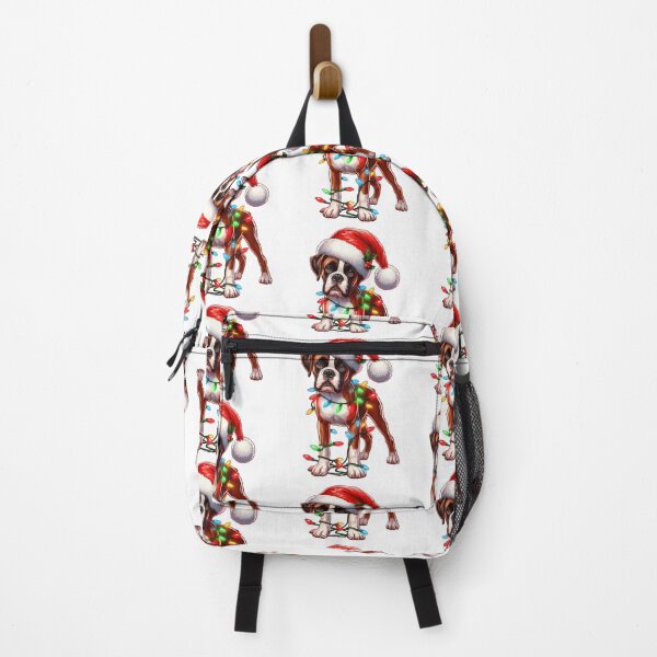 Item preview, Boxer Dog Christmas designed and sold by doodIllustrate.