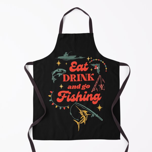 Item preview, Comer, beber y pescar designed and sold by CheerfulBee.