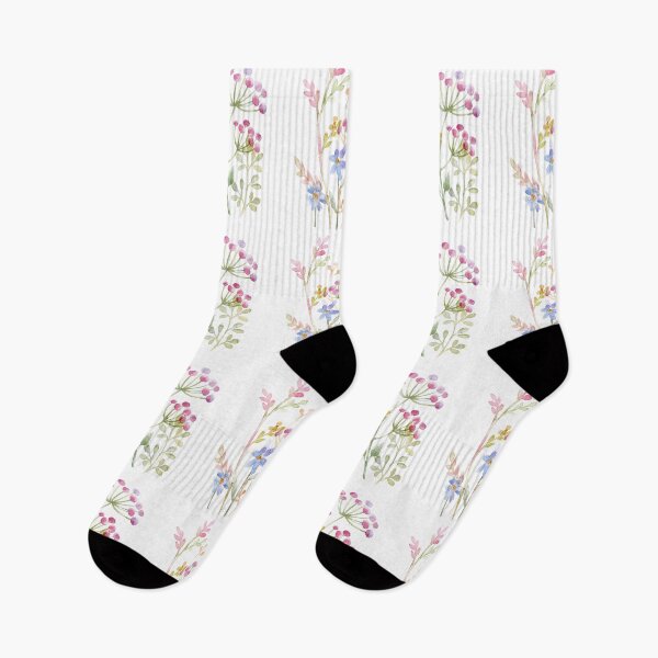 Item preview, Watercolor Floral Wildflowers Illustration designed and sold by RaiyaTees.