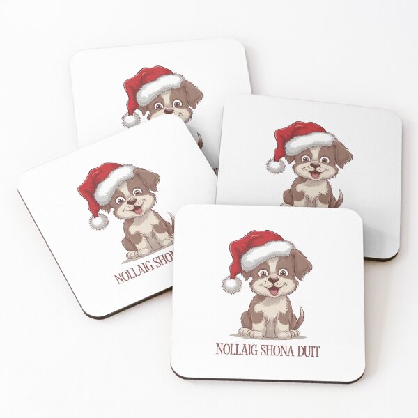Item preview, Nollaig Shona Duit Irish Puppy designed and sold by REAL IRISH GIFTS.