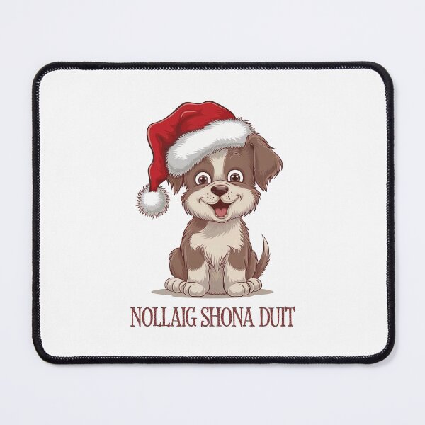 Item preview, Nollaig Shona Duit Irish Puppy designed and sold by REAL IRISH GIFTS.