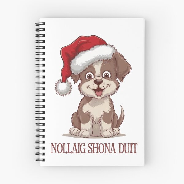 Item preview, Nollaig Shona Duit Irish Puppy designed and sold by REAL IRISH GIFTS.