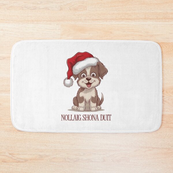 Item preview, Nollaig Shona Duit Irish Puppy designed and sold by REAL IRISH GIFTS.