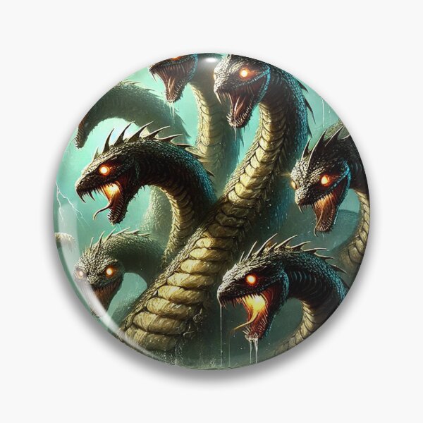 Item preview, Hydra: The Fearsome Multi-Headed Serpent of Greek Mythology designed and sold by aunins7.