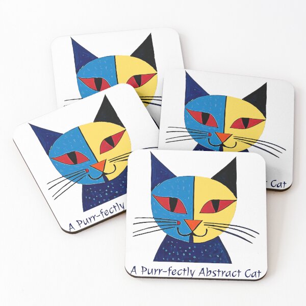 Item preview, A Purr-fectly Abstract Cat designed and sold by Art-Sarcasm.