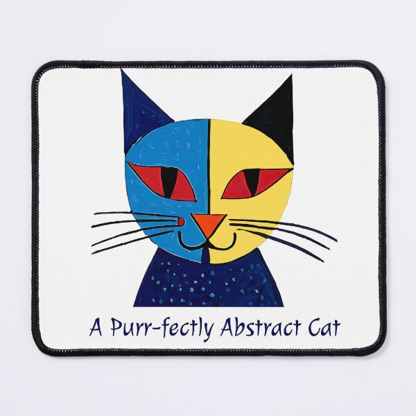 Item preview, A Purr-fectly Abstract Cat designed and sold by Art-Sarcasm.